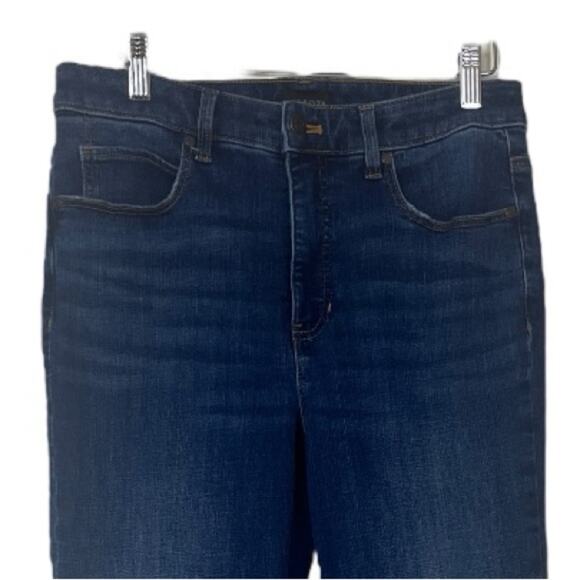 Talbots Jeans Straight Leg Dark Wash Mid Rise Classic Stretch Women’s Size 6 - Picture 5 of 10